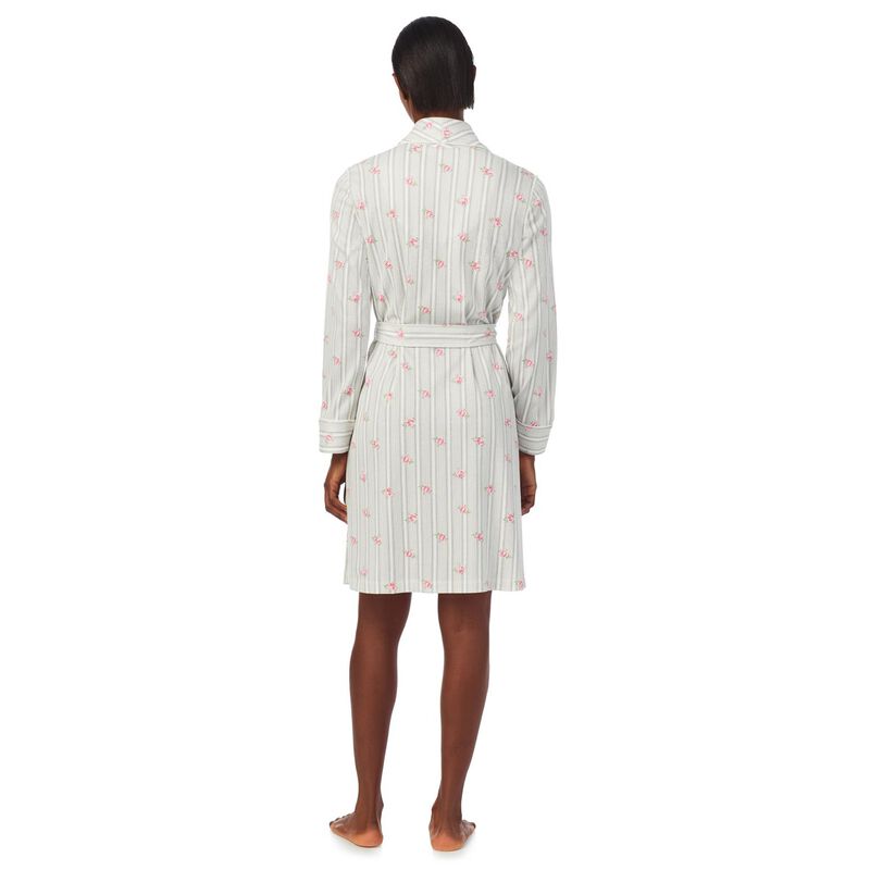 Lauren Ralph Lauren Cotton Interlock Shawl Collar Robe image number 1